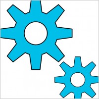 Gears Motion Motor Engine clip art