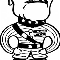 Gen John J Pershing clip art
