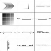 geometric brush