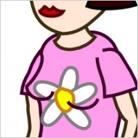 Girl Cartoon Character clip art