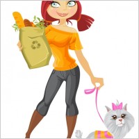 girl illustration 04 vector