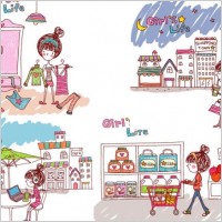girl life vector eps girl life