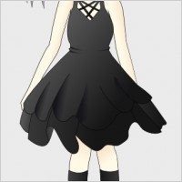 Girl With Silver Hair clip art