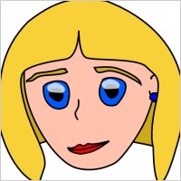 Lady Cartoon Face