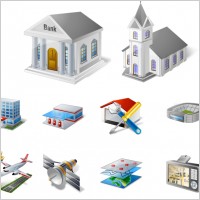 GIS/GPS/MAP Icon Set icons pack