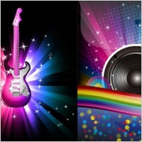 glare musical elements vector