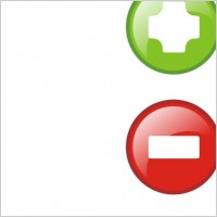 Glass Buttons clip art