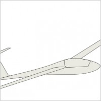 Glider clip art