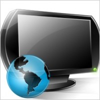 globe earth lcd
