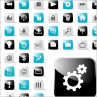 Glossy Icon Set for Web Applications