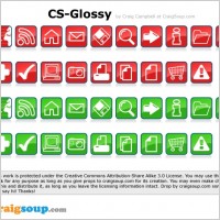 

								Glossy Icons							