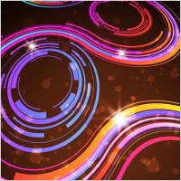 Abstract Colourful Lines Free vector in Adobe Illustrator ai ( .ai