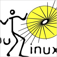 Gnu/linux Disco Dance clip art
