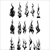 go media produced vector cool flames