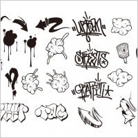 go media produced vector set15graffiti trend