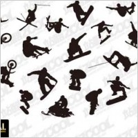 Go Media Vector material Set13-produced current trend of movement
