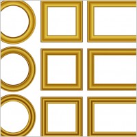 Gold frame border vector Free vector for free download about (160) Free