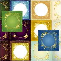 gold lace vector
