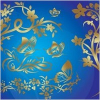 Gold Nature Vector EPS Illustrator Design