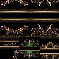 gold pattern vector