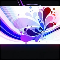 gorgeous black background pattern vector 2