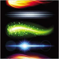 gorgeous bright lighting effects 05 vector