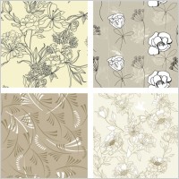 gorgeous line of draft pattern vector