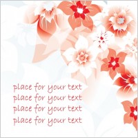 gorgeous red pattern background 03 vector