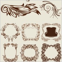 graceful classical pattern vector