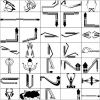 graffiti tech arrows brush