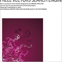 Grape vines vector background