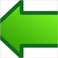 Green Arrows Set Left clip art