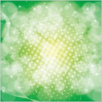 Green Bokeh Abstract Design Vector