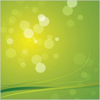 Green Bokeh Abstract Light Background Vector Graphic