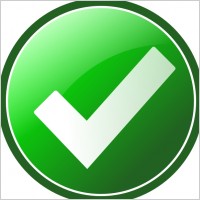 Green Checkmark clip art