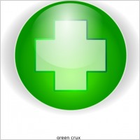 Green Cross clip art