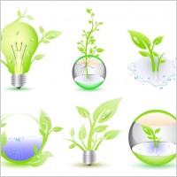 Green Eco Icon Collection