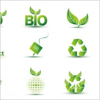 Green Eco Icon Set