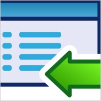 Green Menu Icon Set Left clip art