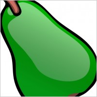 Green Pear clip art