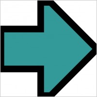 Green Right Arrow clip art