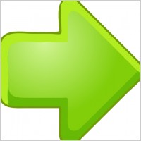 Green Right Arrow clip art