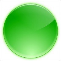 Green round button