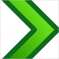 Green Single Right Arrow Set clip art