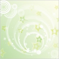 Green Stars Background Vector