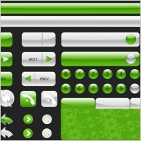 Green web elements