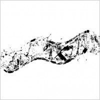 Grunge destroyed banners and shield vector