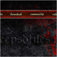 Grunge / Gothic Navigation Menu