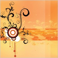 Grunge Scroll Vector Wallpaper