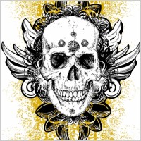 Grunge Skull